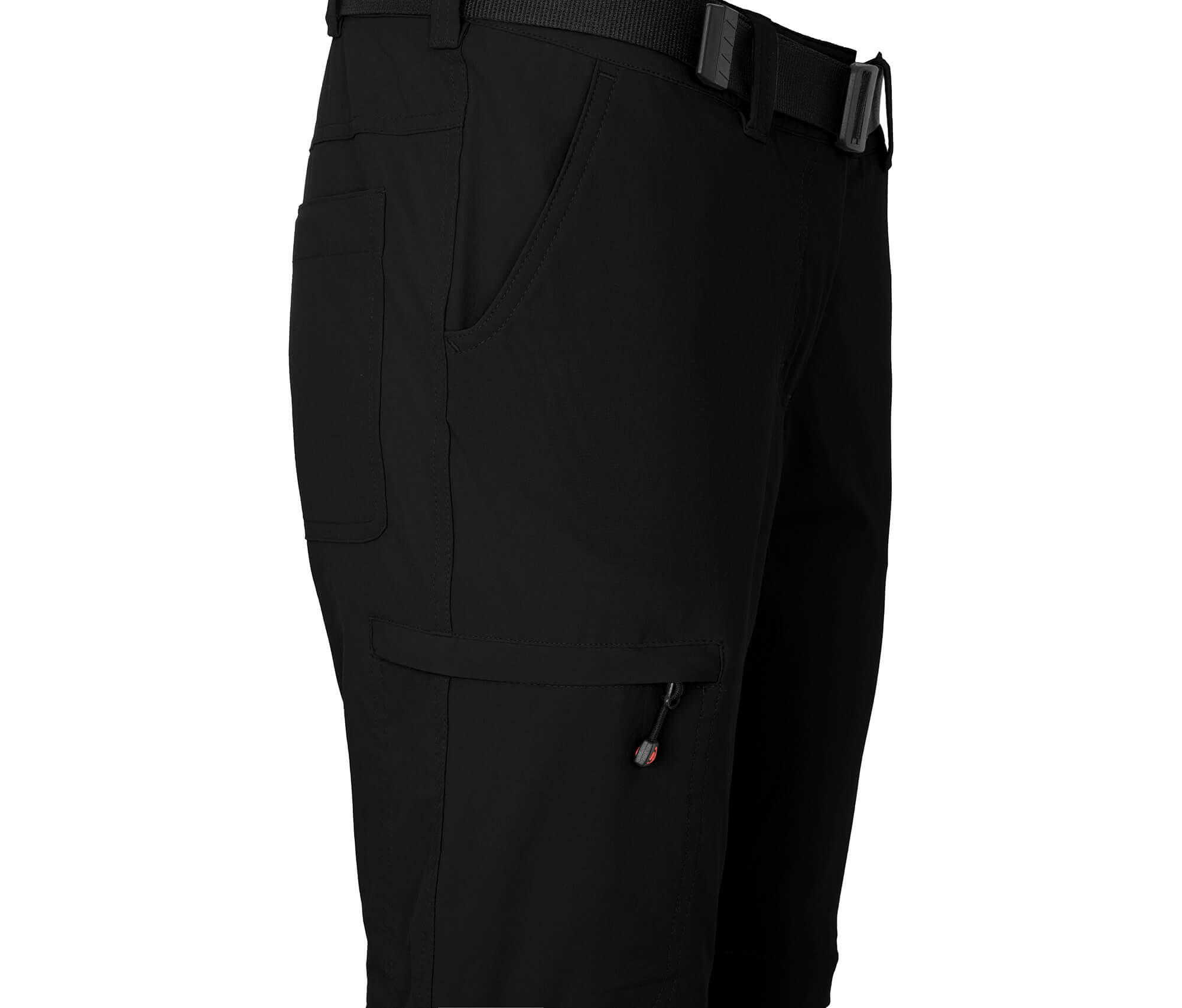 Damen Wanderhose vielseitig, pflegeleicht Schwarz 5/6