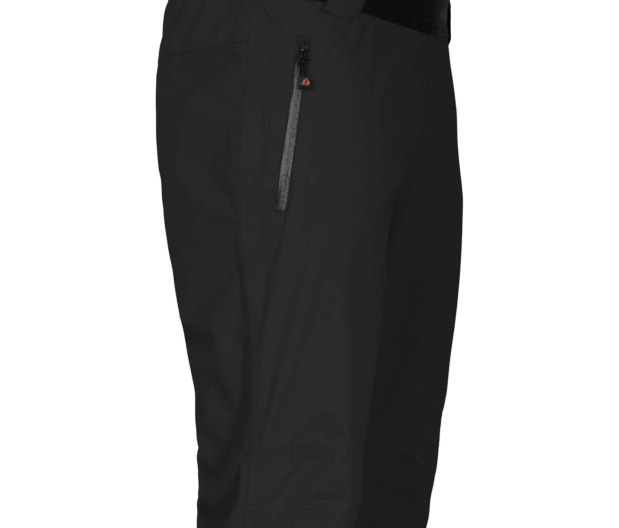 (Über-) Regenhose Überhose, Netzfutter, 12000 mm Wassersäule Schwarz 3/6