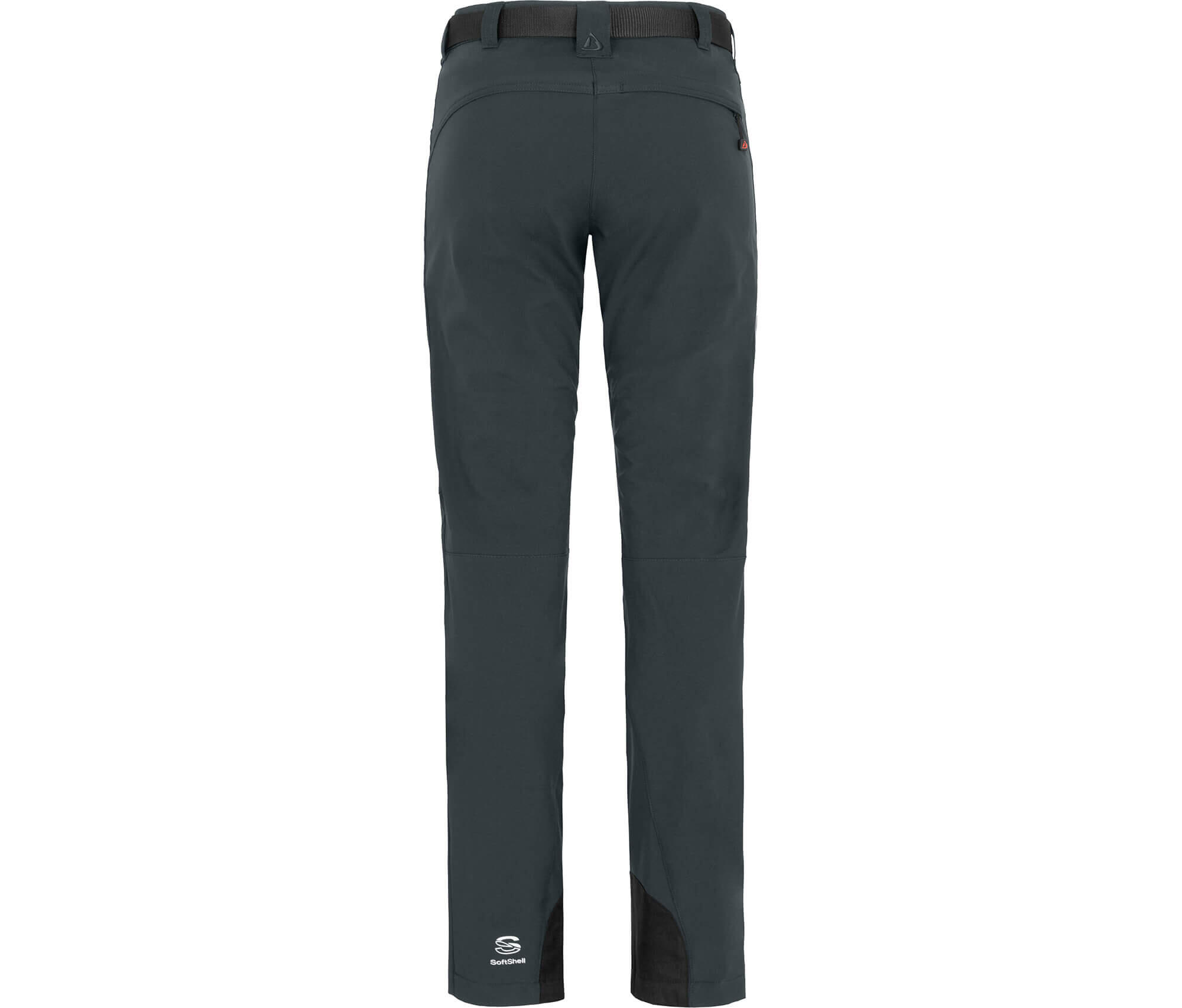 Winter Softshellhose winddicht, warm grau 2/6