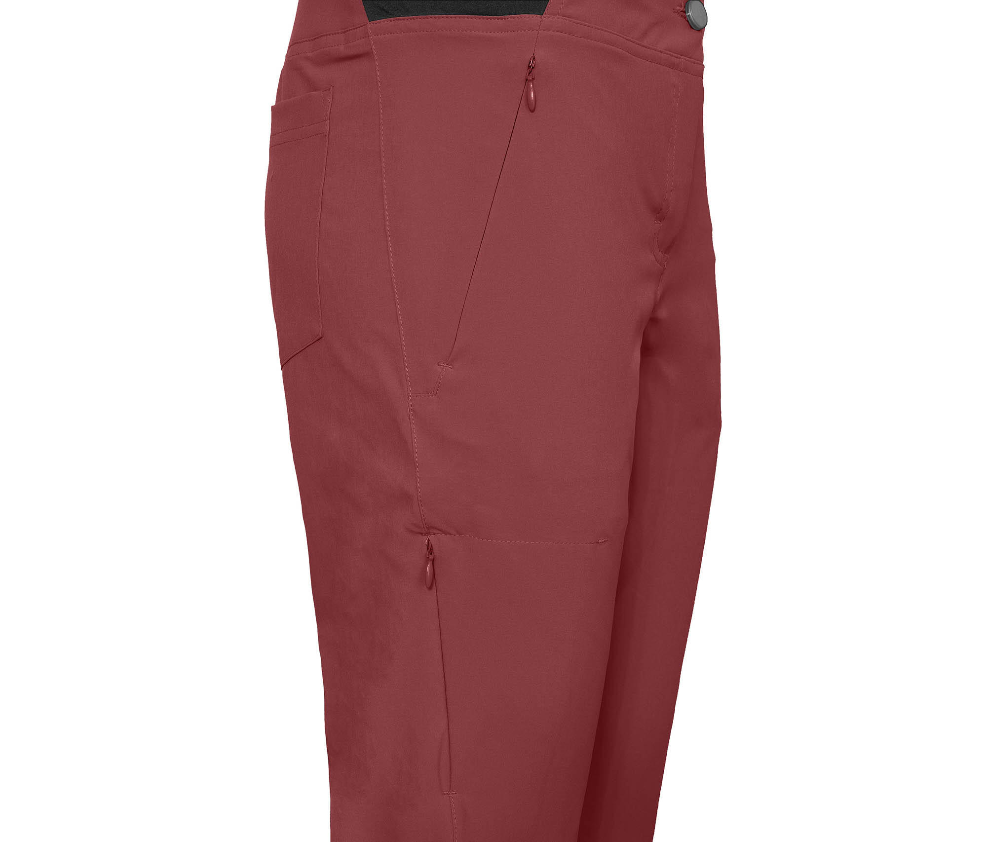 Damen 7/8 Wanderhose recycelt, elastisch, sportlich Braun 3/5