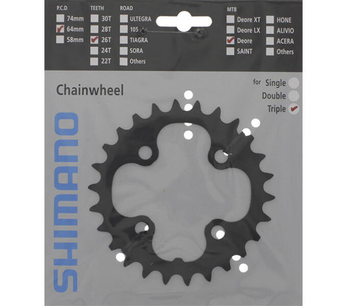 Plateau VTT origine intérieur Shimano 4BRA DEORE M590 ORIGINE 10V. 2/2