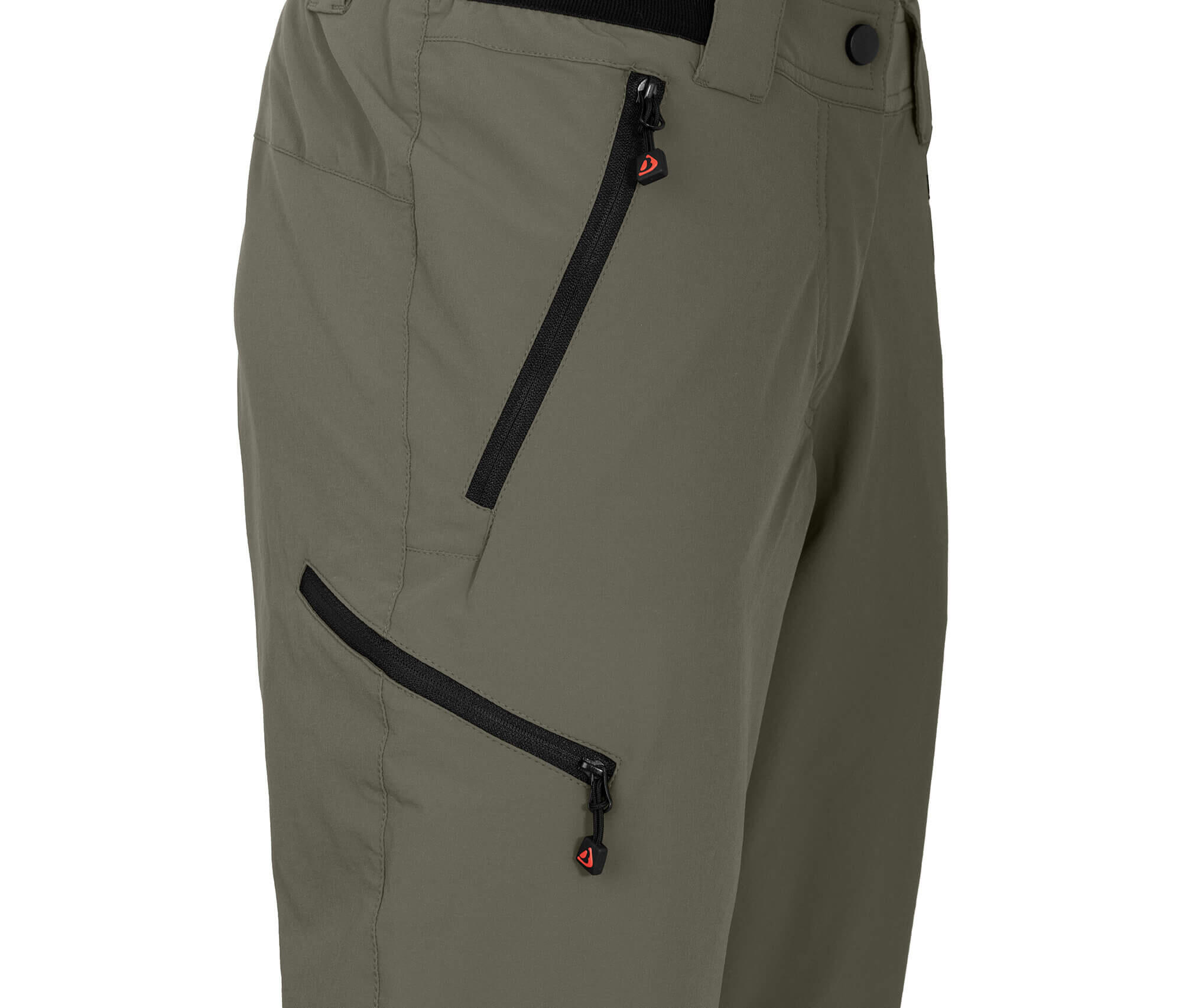 Damen 3/4 Wanderhose leicht, strapazierfähig Grün 3/5