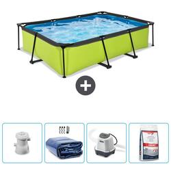 Piscine Rectangulaire - 300x200x65 cm + Accessoires CB54