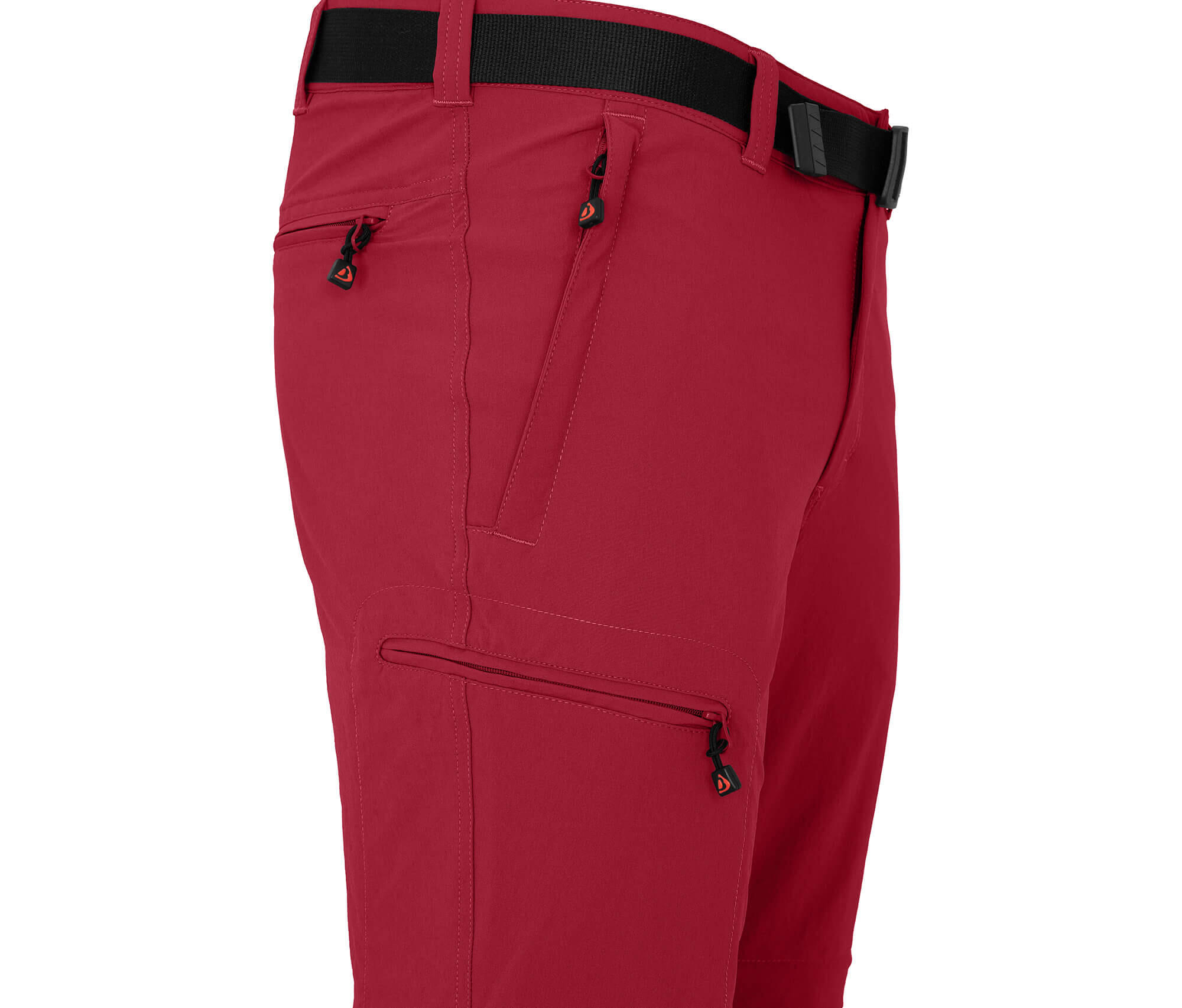 Herren Wanderhose vielseitig, pflegeleicht Rot 5/6