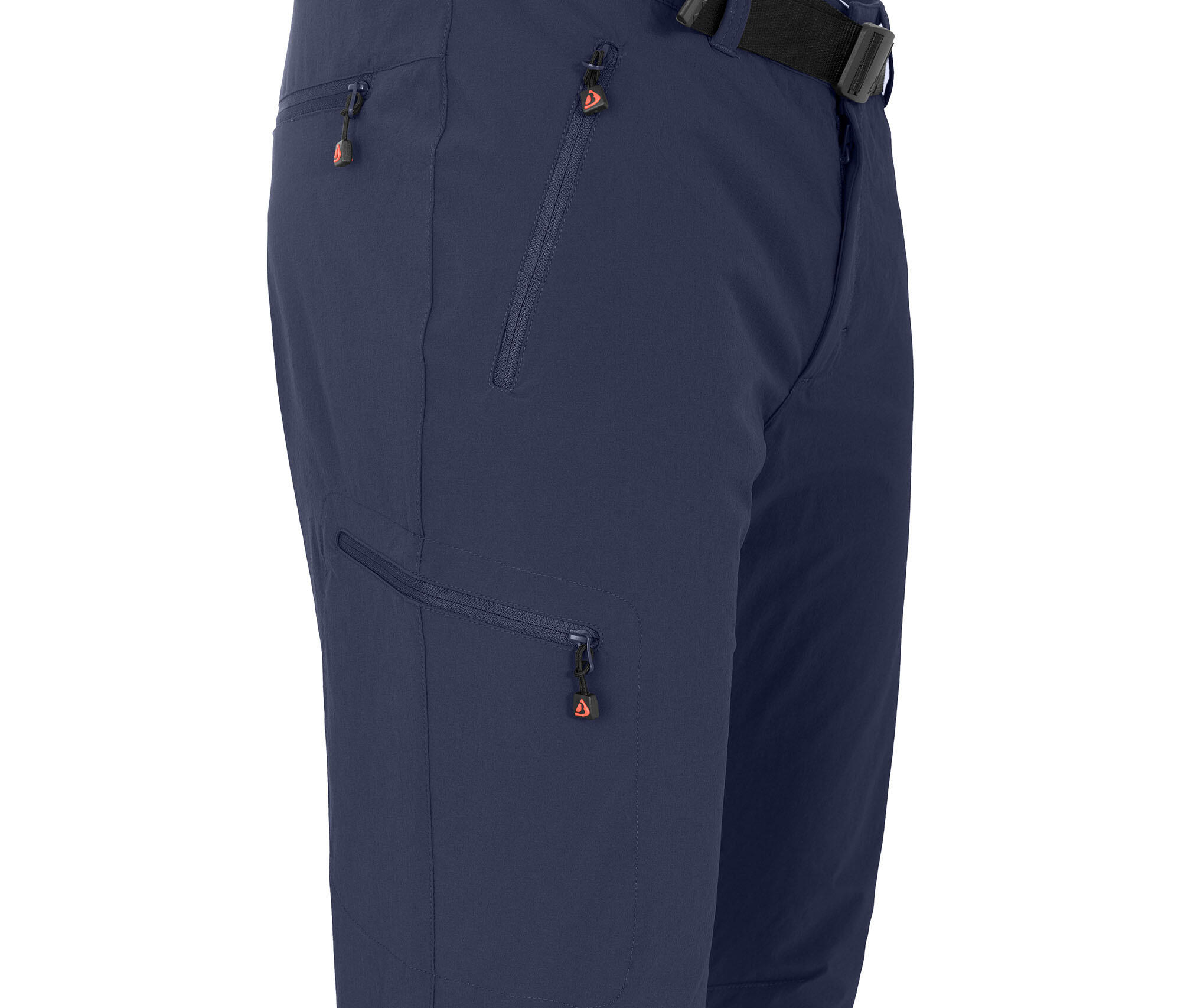 Herren Winter Wanderhose elastisch, warm, gefüttert blau 3/4