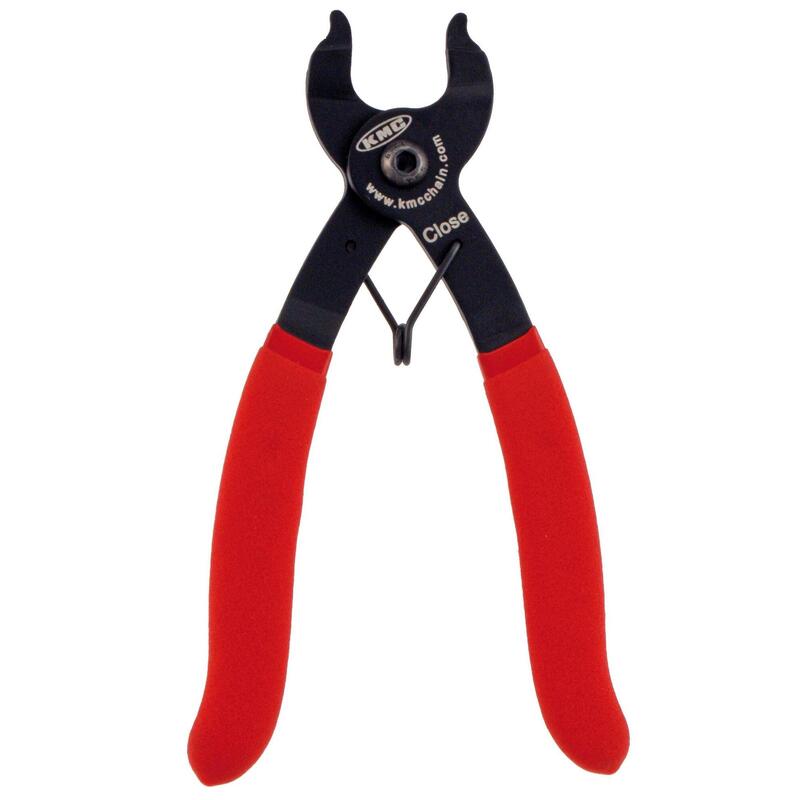 Pince KMC MissingLink - Rouge et Noir - Durable et Robuste