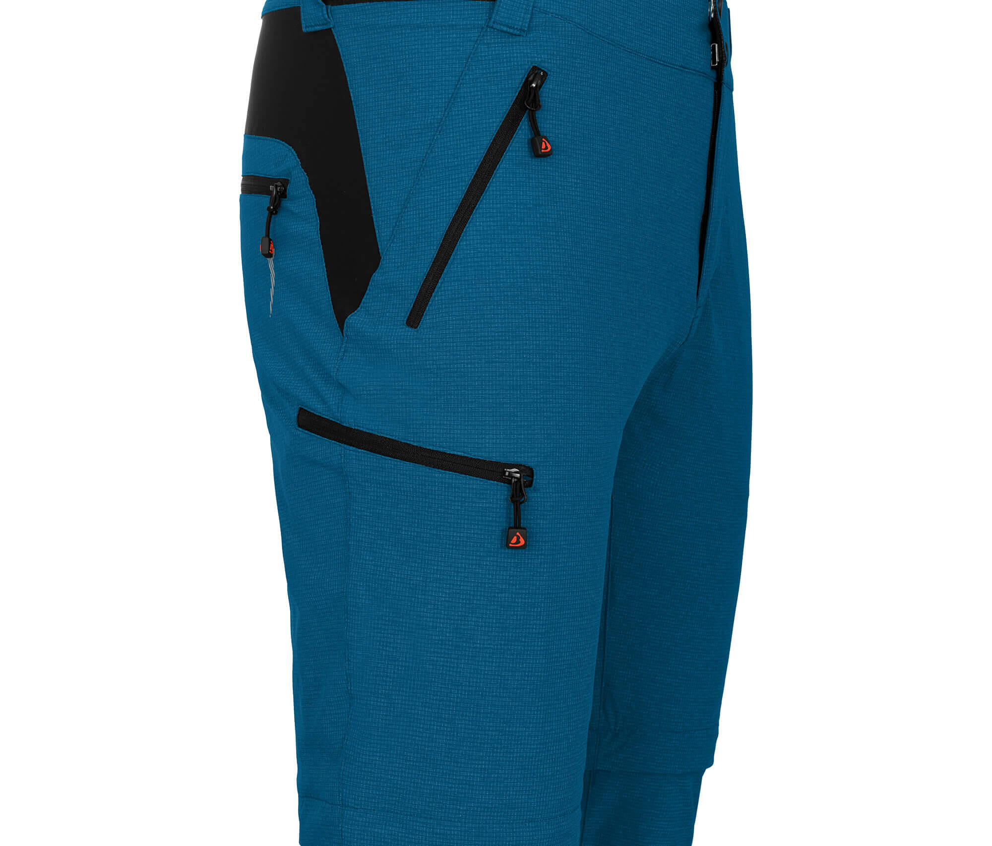 Herren Outdoorhose & Radhose robust, elastisch Blau 4/5