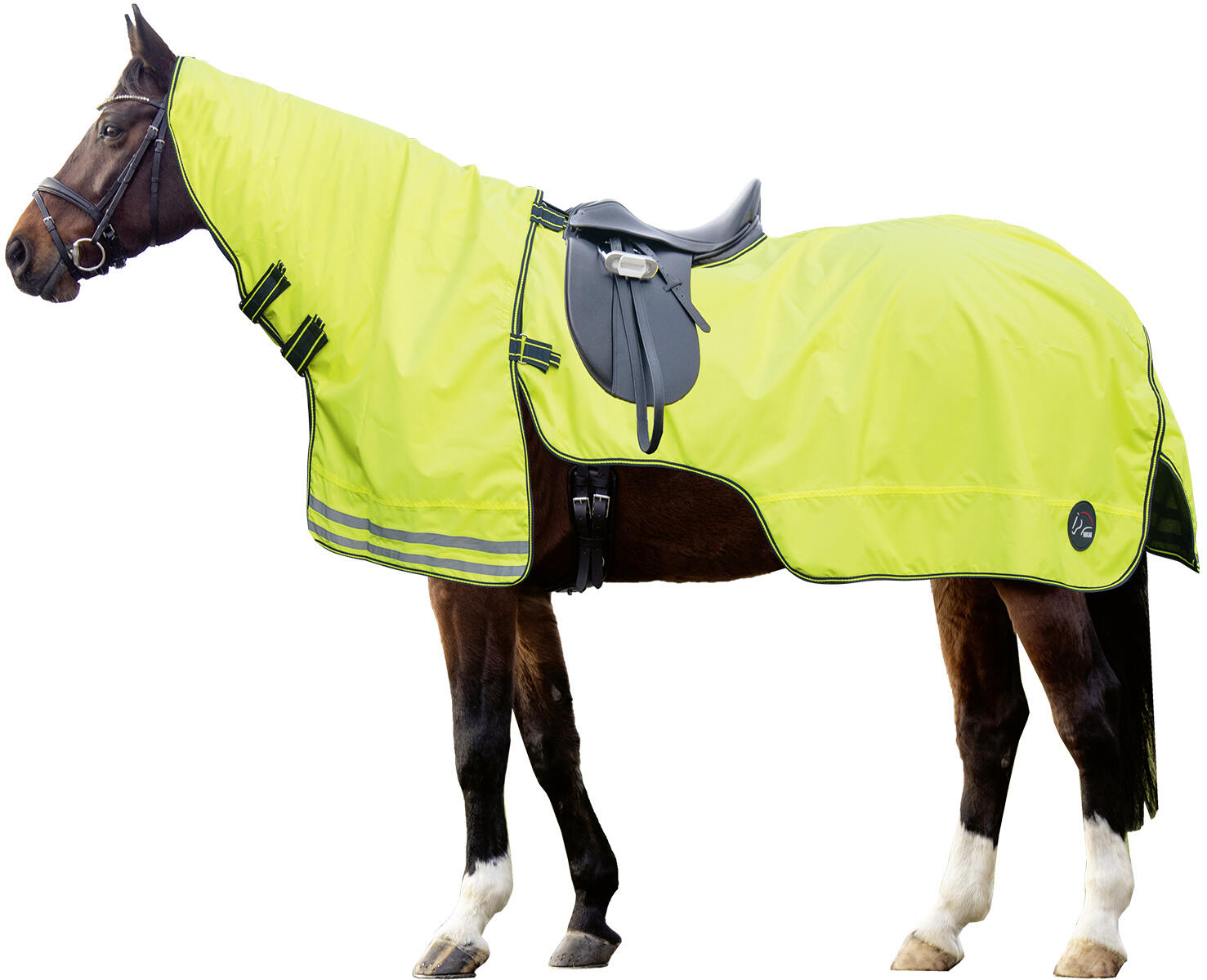 Coprirecinto per cavallo con copricollo HKM 3/6