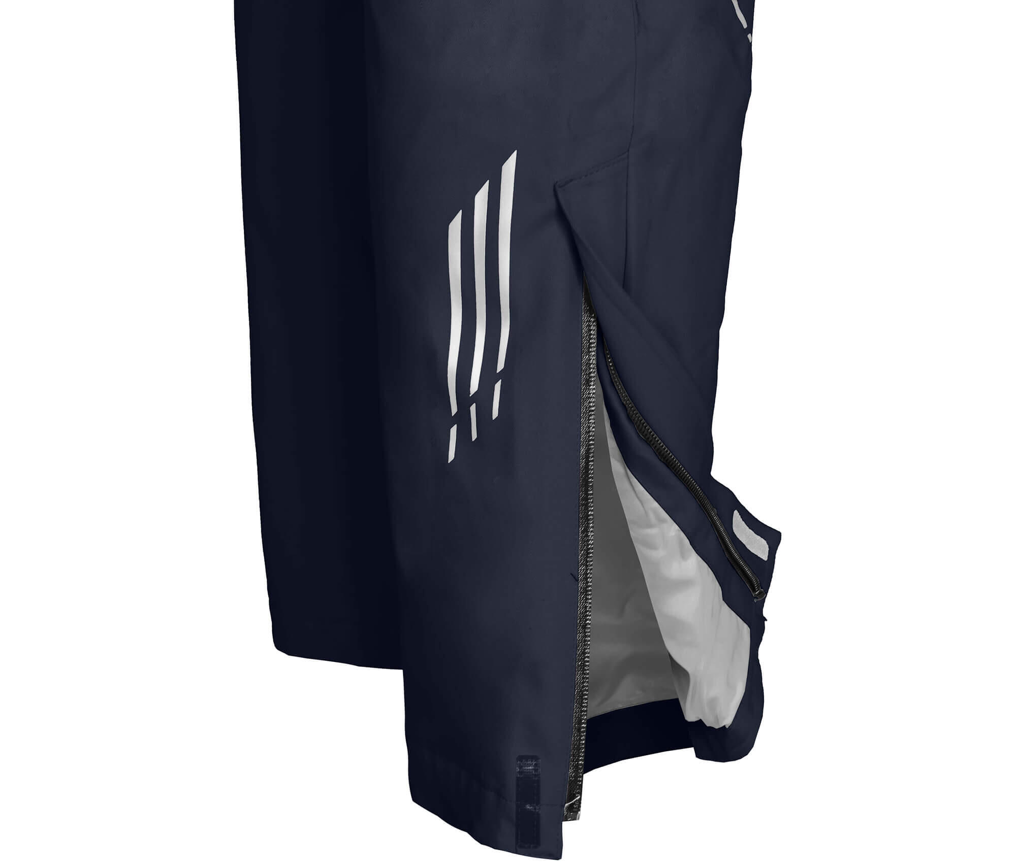 (Über-) Regenhose leicht wattiert, recycelt, 20000 mm Wassersäule Blau 4/5