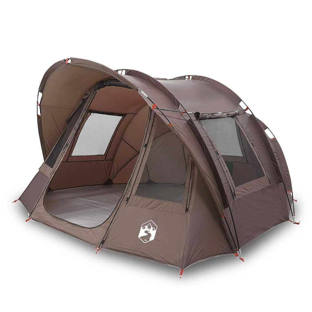 Tenda da pesca impermeabile VidaXL per 2 persone marrone 2/7