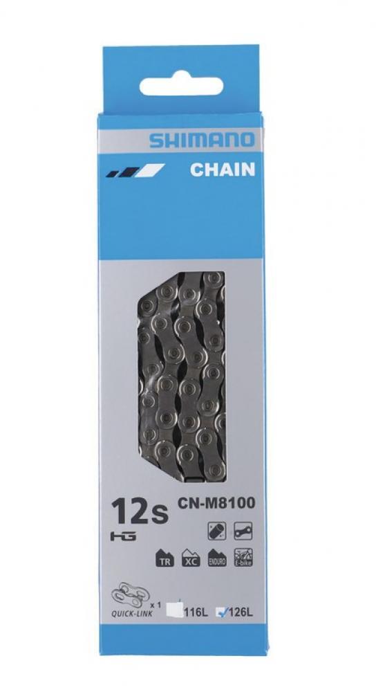 SHIMANO Shimano Kette CN-M8100 126 Glieder 12-fach inkl. Quicklink