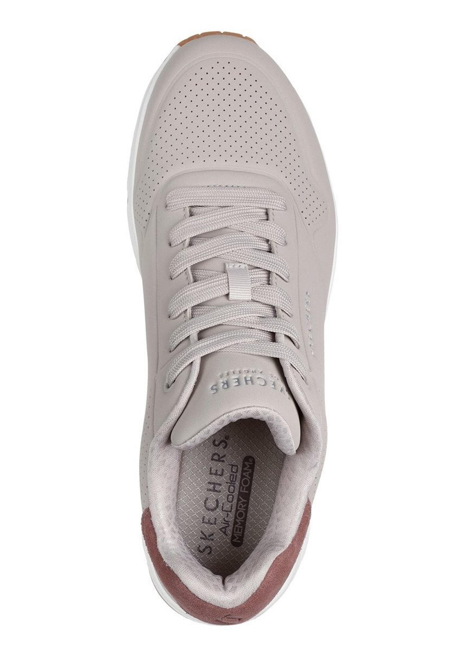 Skechers Street Uno - Suited on Air Herren Sneakers Schuhe 183004 TPE Taupe 3/6