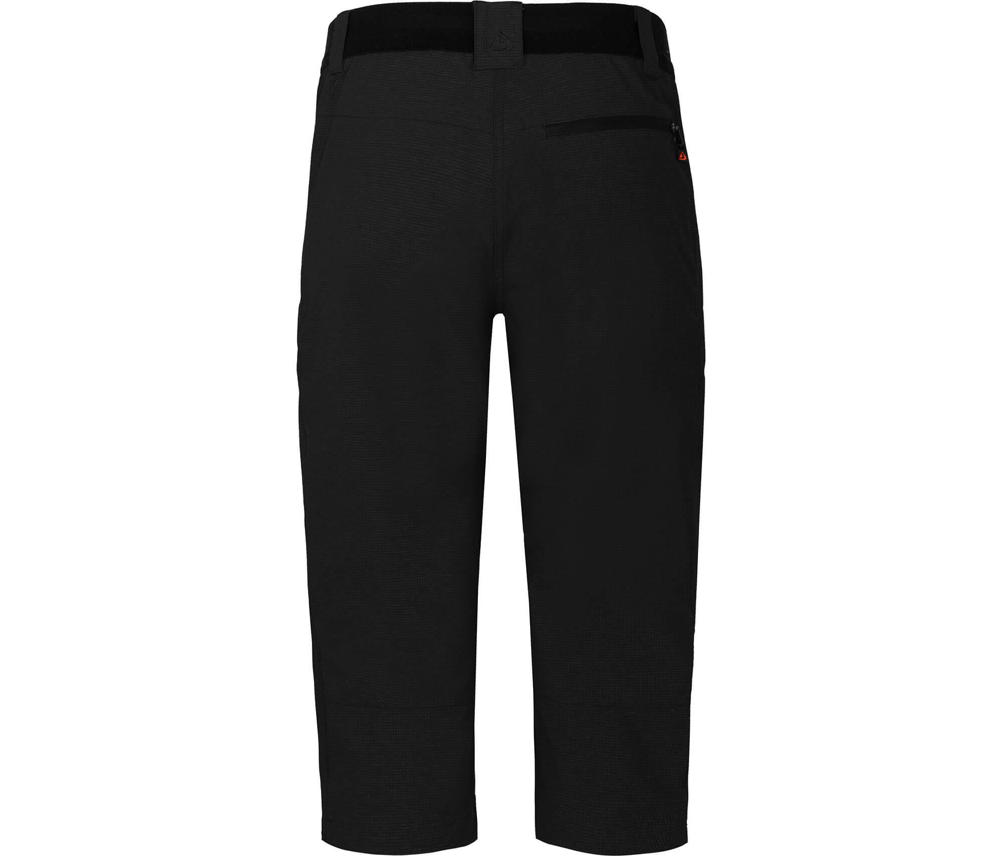 Damen 3/4 Wanderhose robust, elastisch Schwarz 2/6