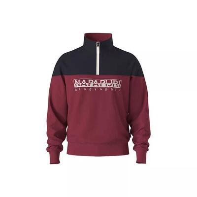 Napapijri Herren Half-Zip Sweater Saturnia rot