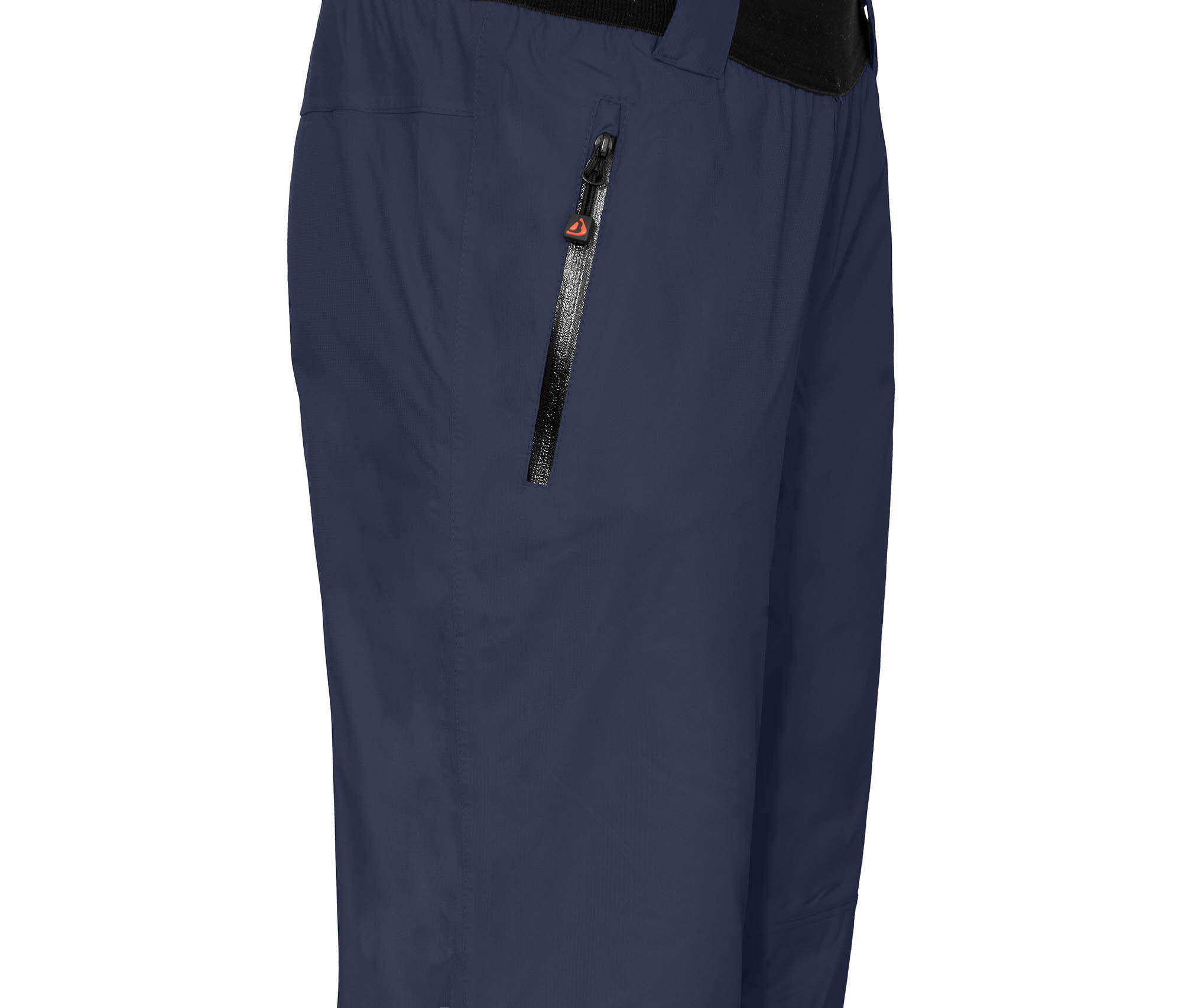 (Über-) Regenhose leicht wattiert, 12000 mm Wassersäule blau 3/4