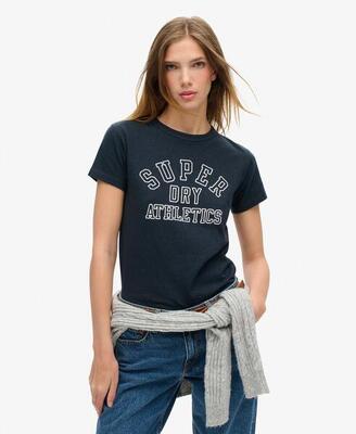 Grafisches athletisches Slim-Fit T-Shirt