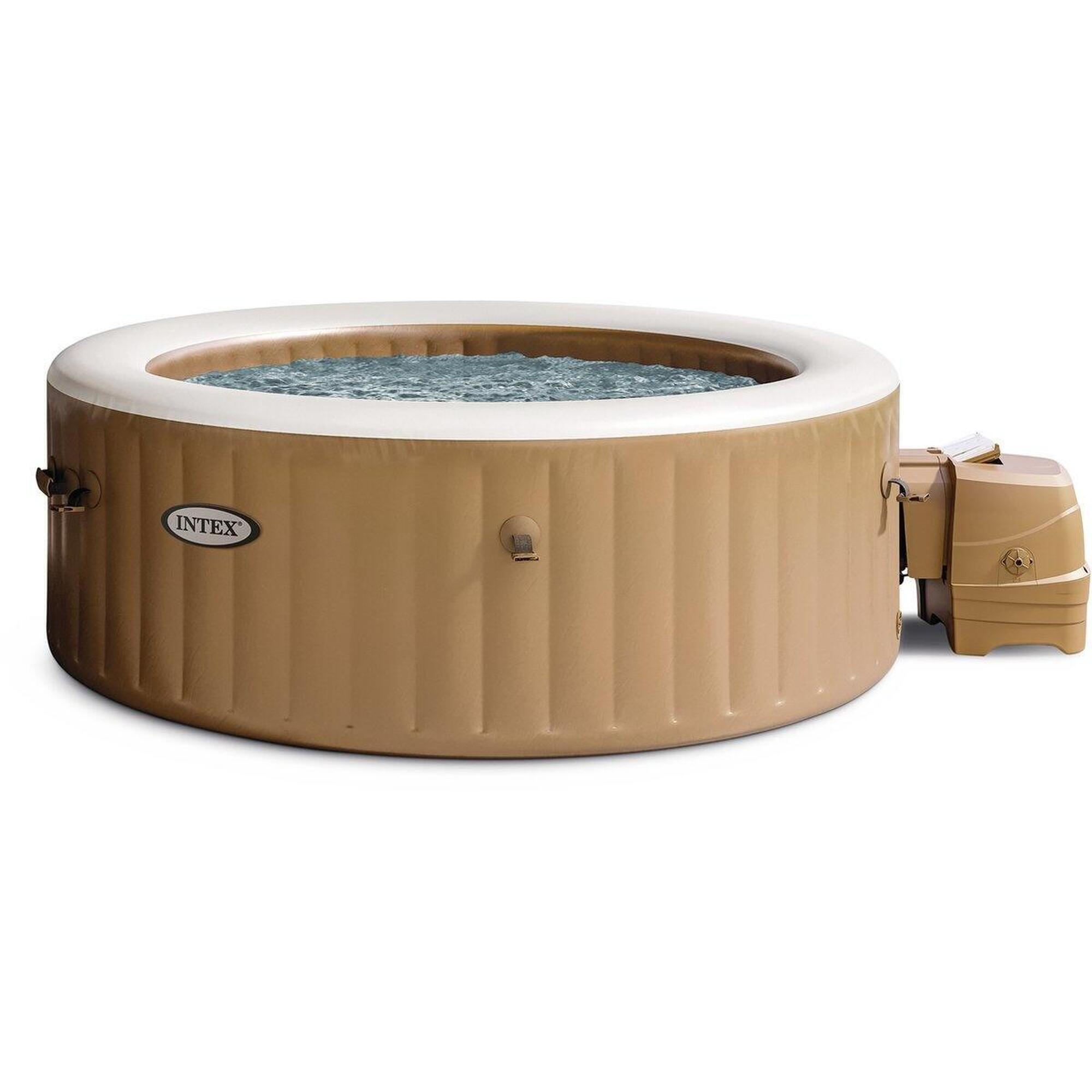 INTEX Intex PureSpa Sahara Tan Round Bubble Massage Set 4-persoons (220 - 240 Volt)