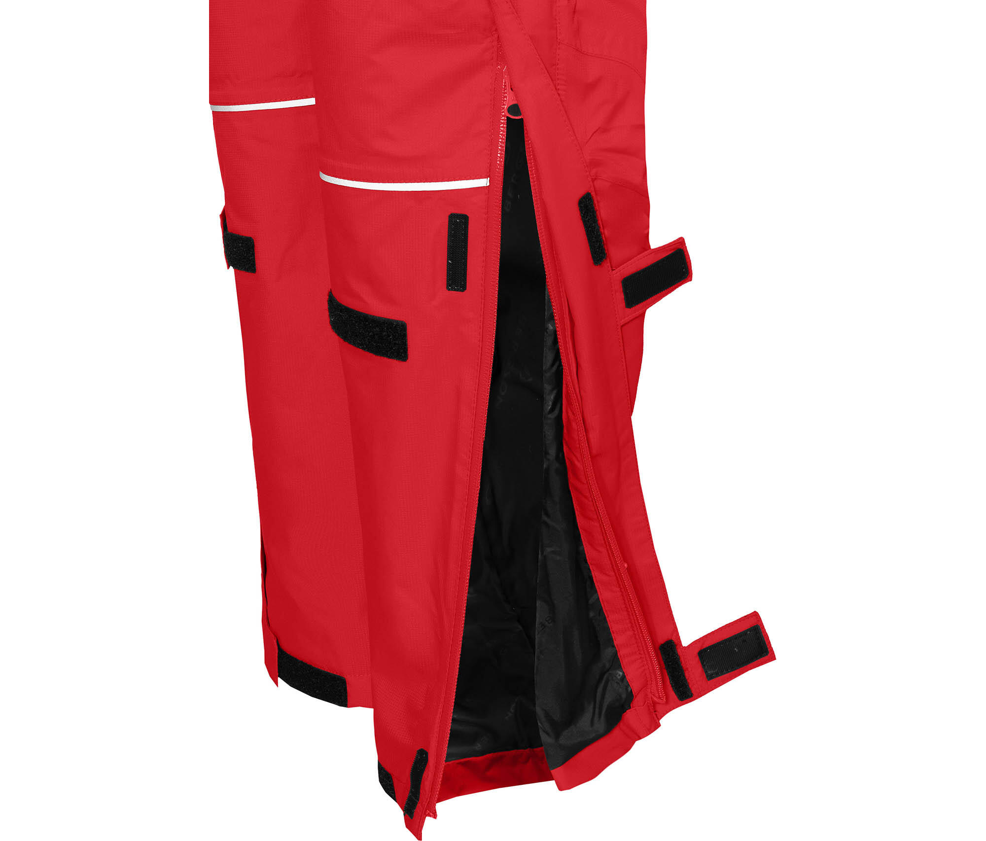 (Über-) Regenhose leicht wattiert, 12000 mm Wassersäule rot 4/4