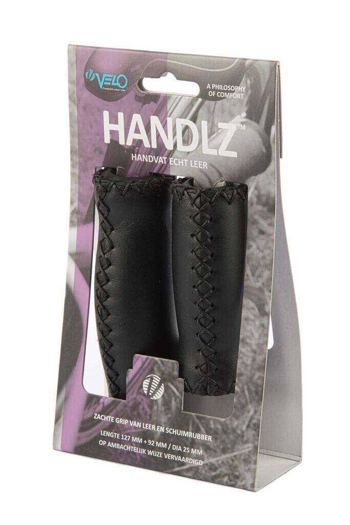 Velo Handvat Leer 92 127mm Zwart (paar) - Comfort en Stijl 2/3