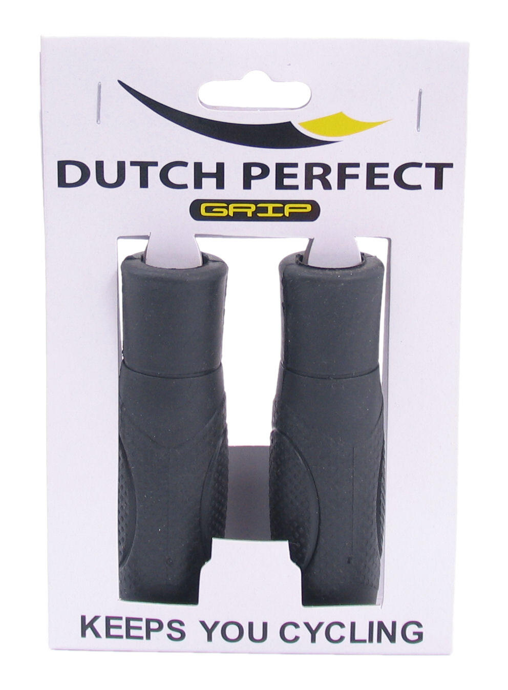 Poignée de vélo caoutchouc Dutchperfect, 80 cm, noir 1/3