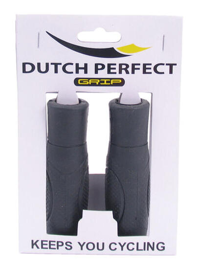 Poignée de vélo caoutchouc Dutchperfect, 80 cm, noir