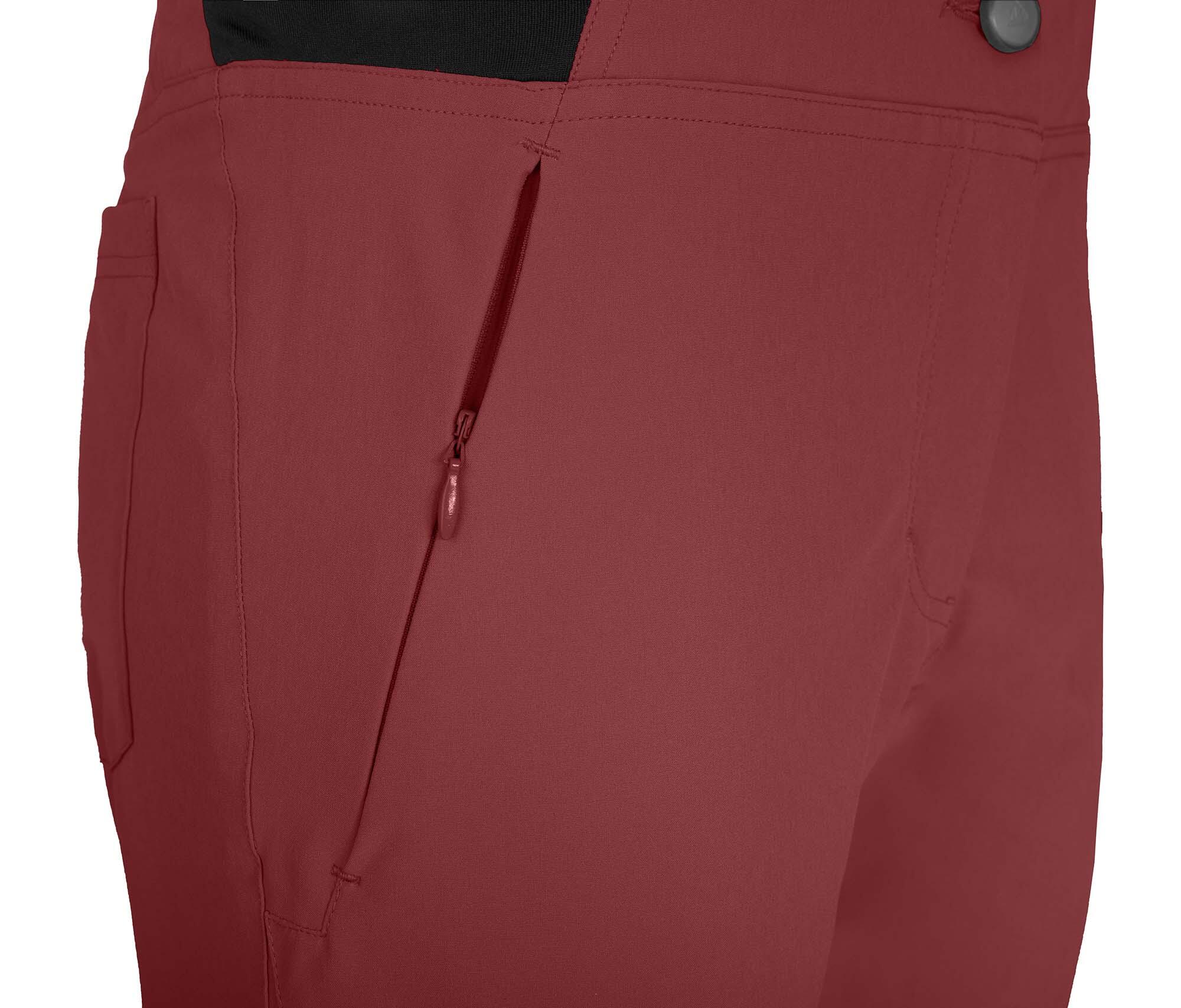 Damen Wanderhose recycelt, elastisch, sportlich Braun 4/5