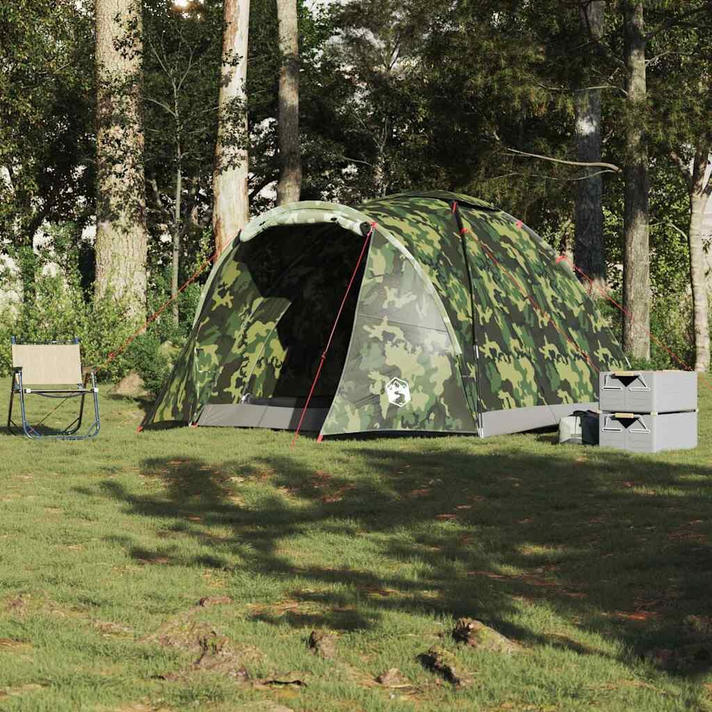 Tenda da pesca impermeabile VidaXL 2 persone camouflage 3/4