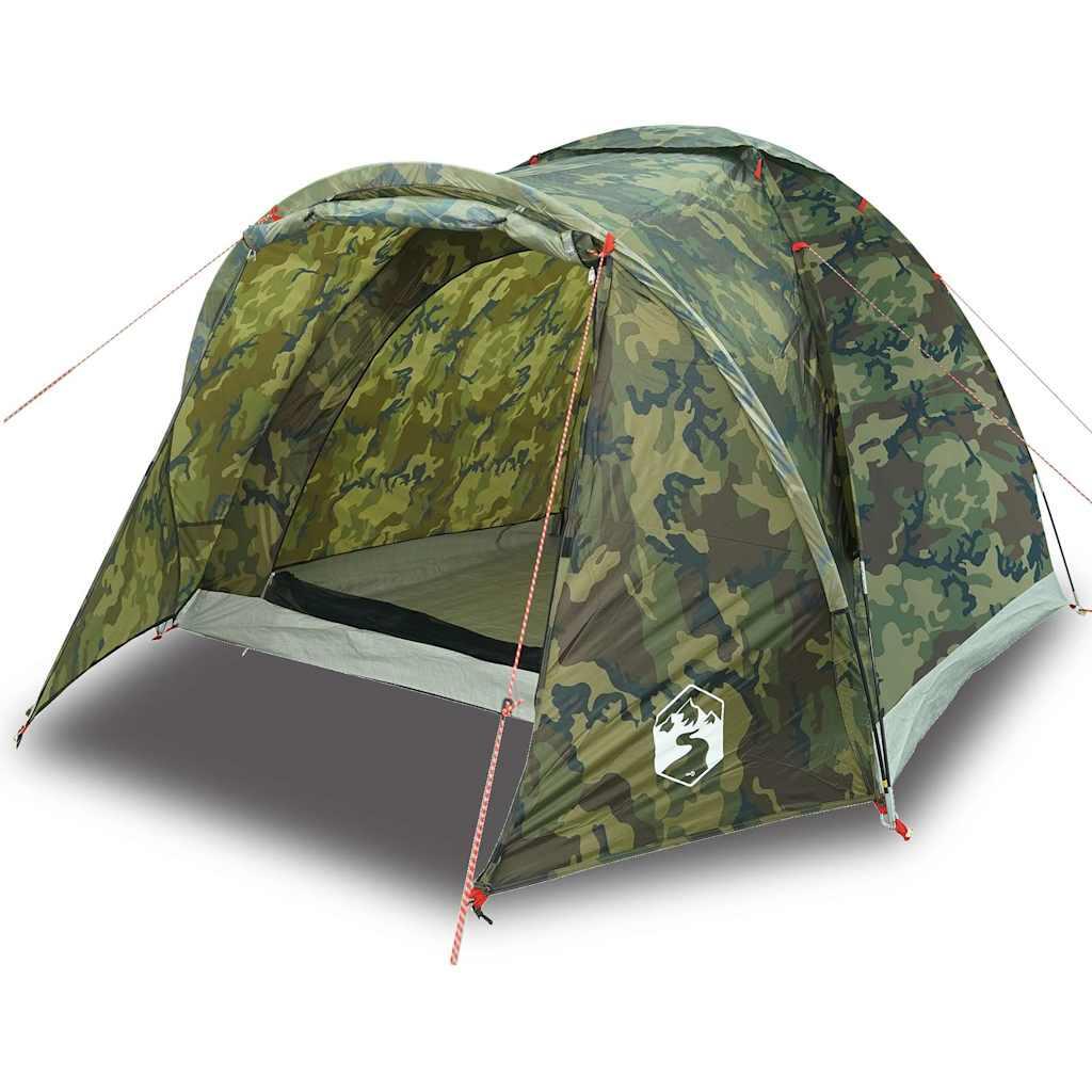 Tenda da pesca impermeabile VidaXL 2 persone camouflage 2/4