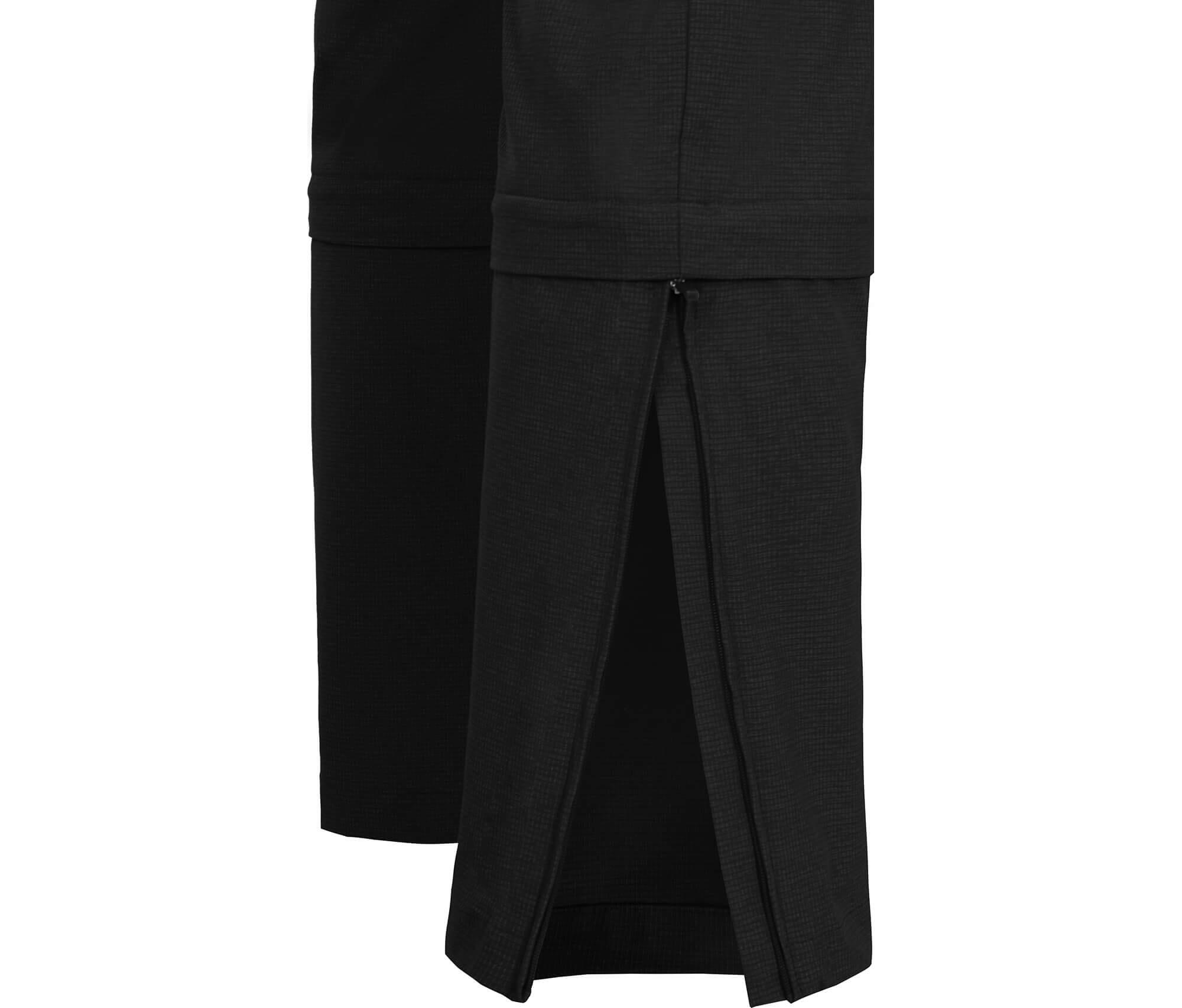 Herren Wanderhose robust elastisch Schwarz 6/7