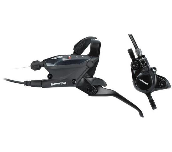 SHIMANO MT200 freno disco idraulico posteriore Flat Mount nero.