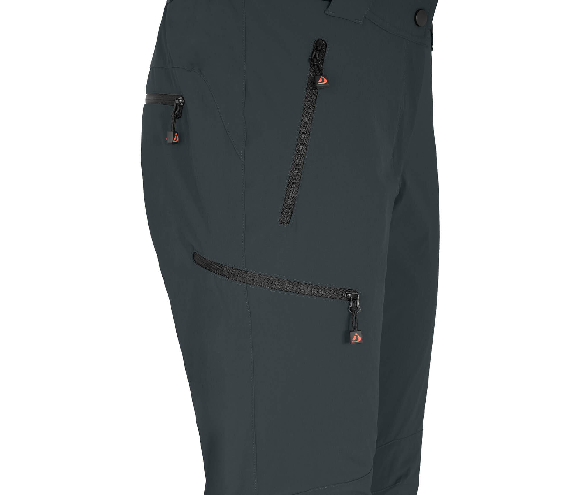 Winter-Wanderhose warm gefüttert, elastisch grau 3/7