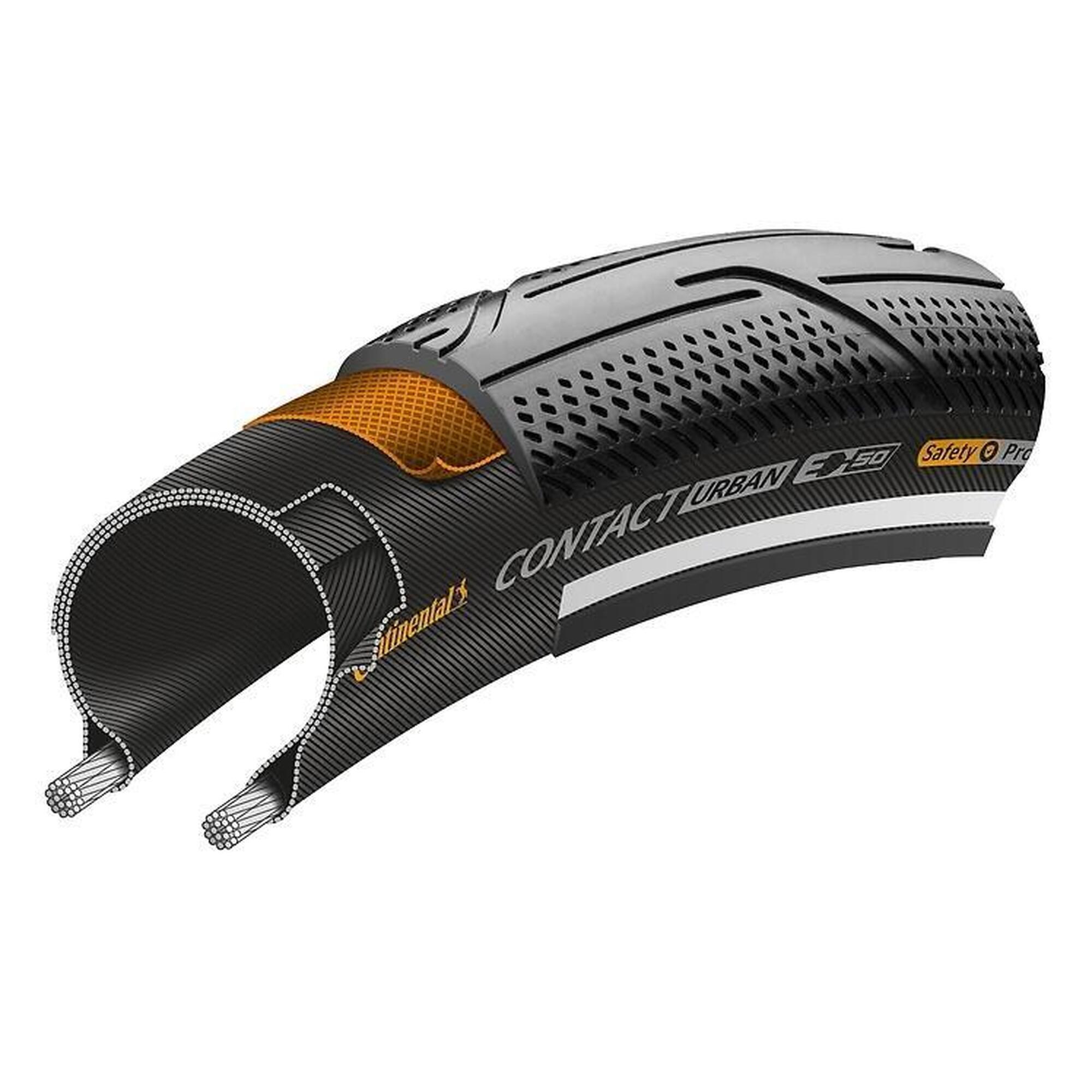 Kontakt Z Oponą Urban 28 X 1,60 Czarna Z Odblaskiem