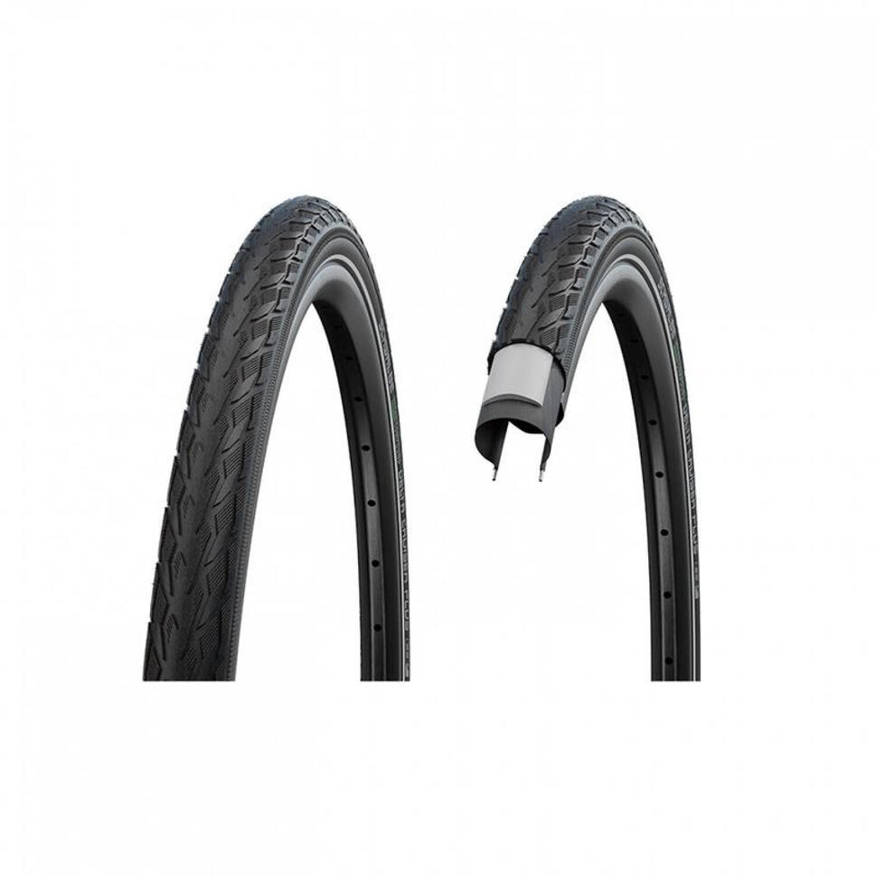 Opona 28"  Delta Cruiser Plus Zielona Punctureguard 50-622 Czarna