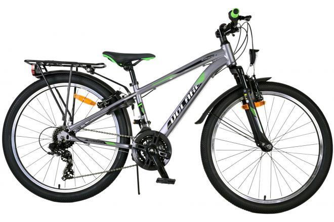 VOLARE BICYCLES Volare Cross Kinderfiets - 24 inch - Grijs - 18 versnellingen