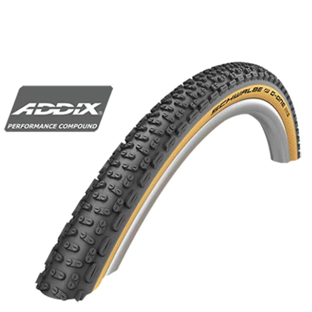 Schwalbe G-One Ultrabite 700mm Tubeless Ready Soft Gravel Tire RaceGuard Addix E