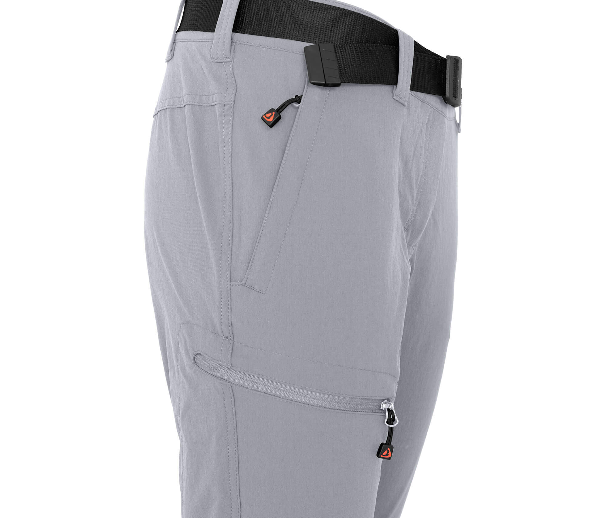 Damen 3/4 Wanderhose vielseitig, pflegeleicht grau 3/4