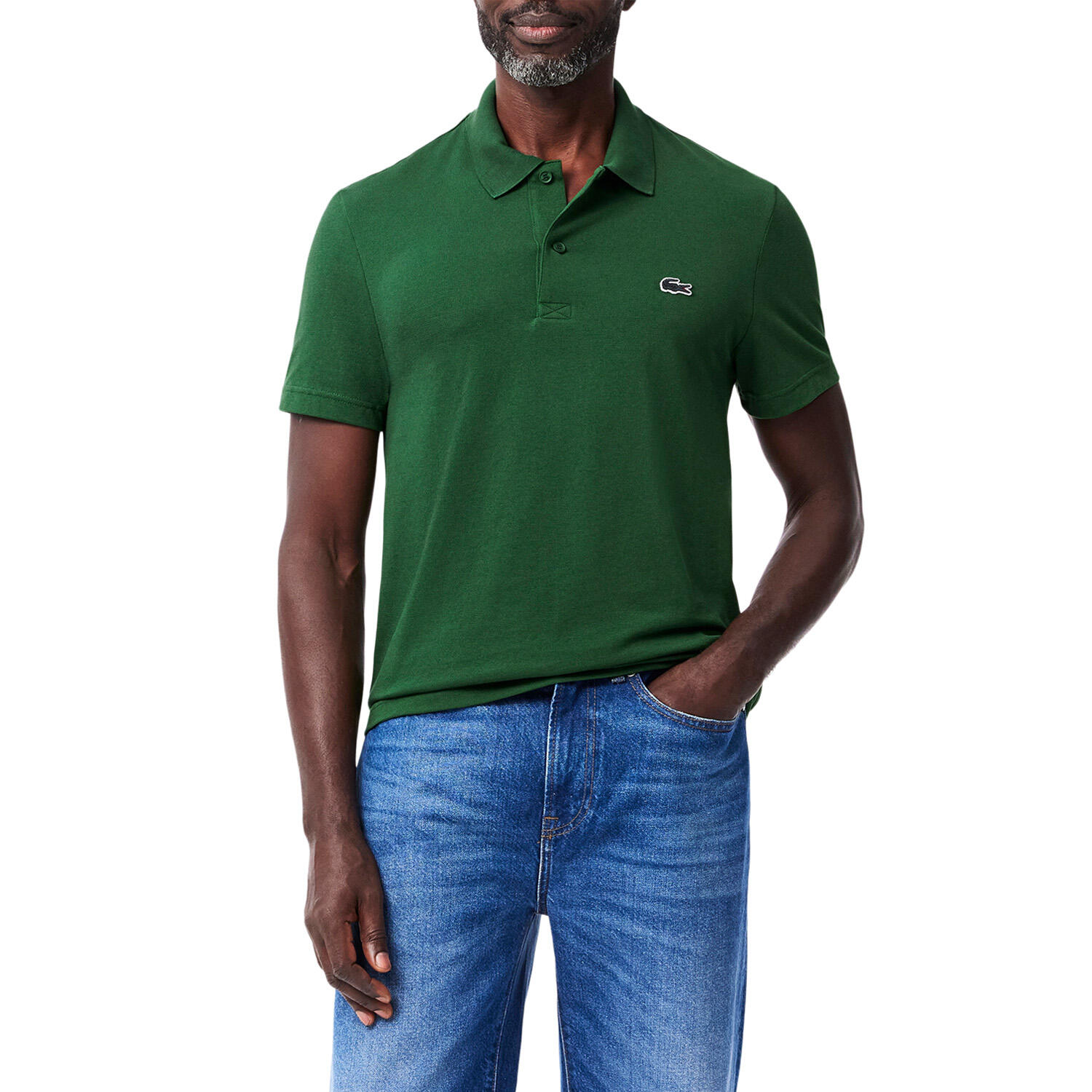 Lacoste - camisa pólo verde dh5522-132