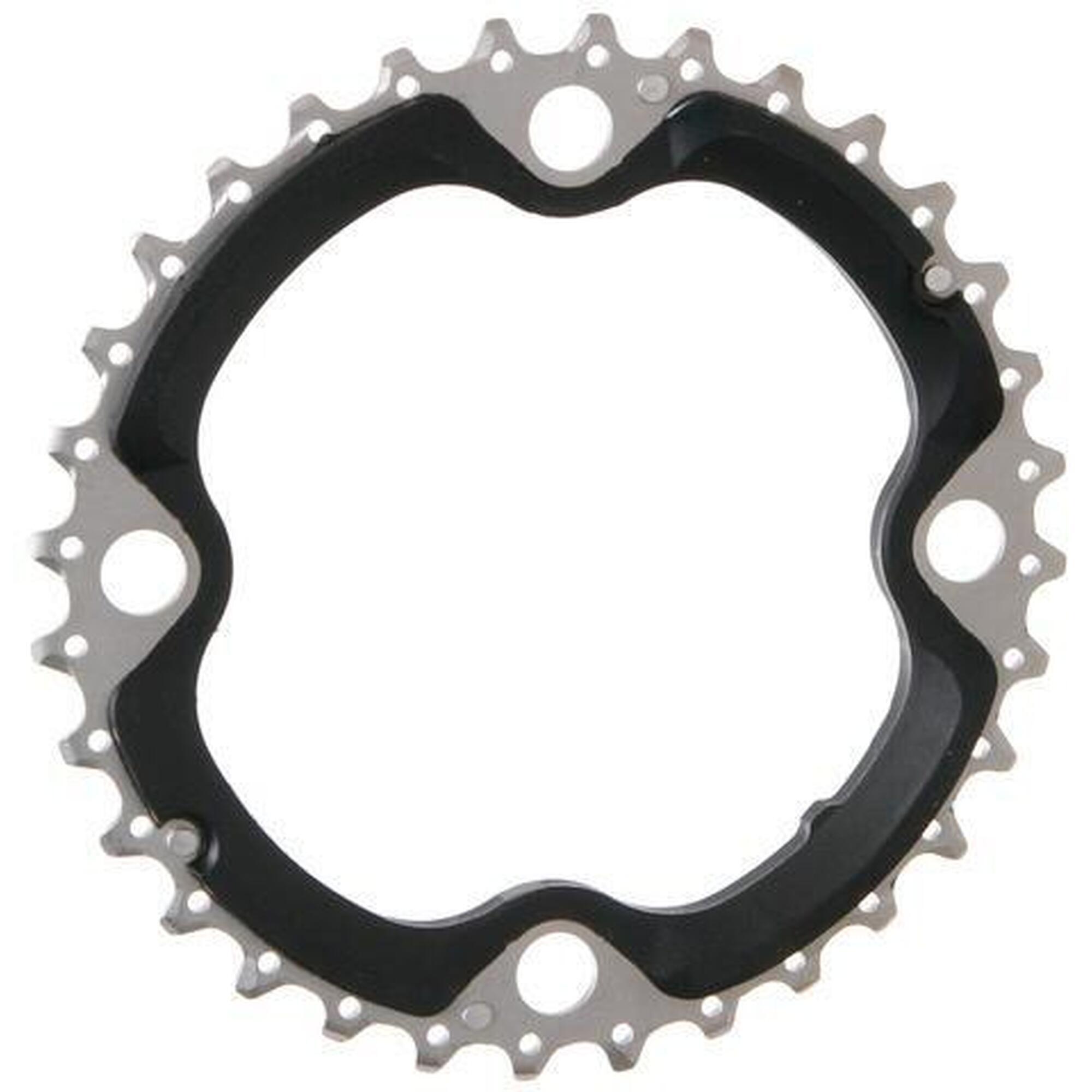 Plateau De Pédalier SHIMANO Deore FC-M610 - 4 Bras, 36 Dents - Compatible 3x10 Vitesses - 2
