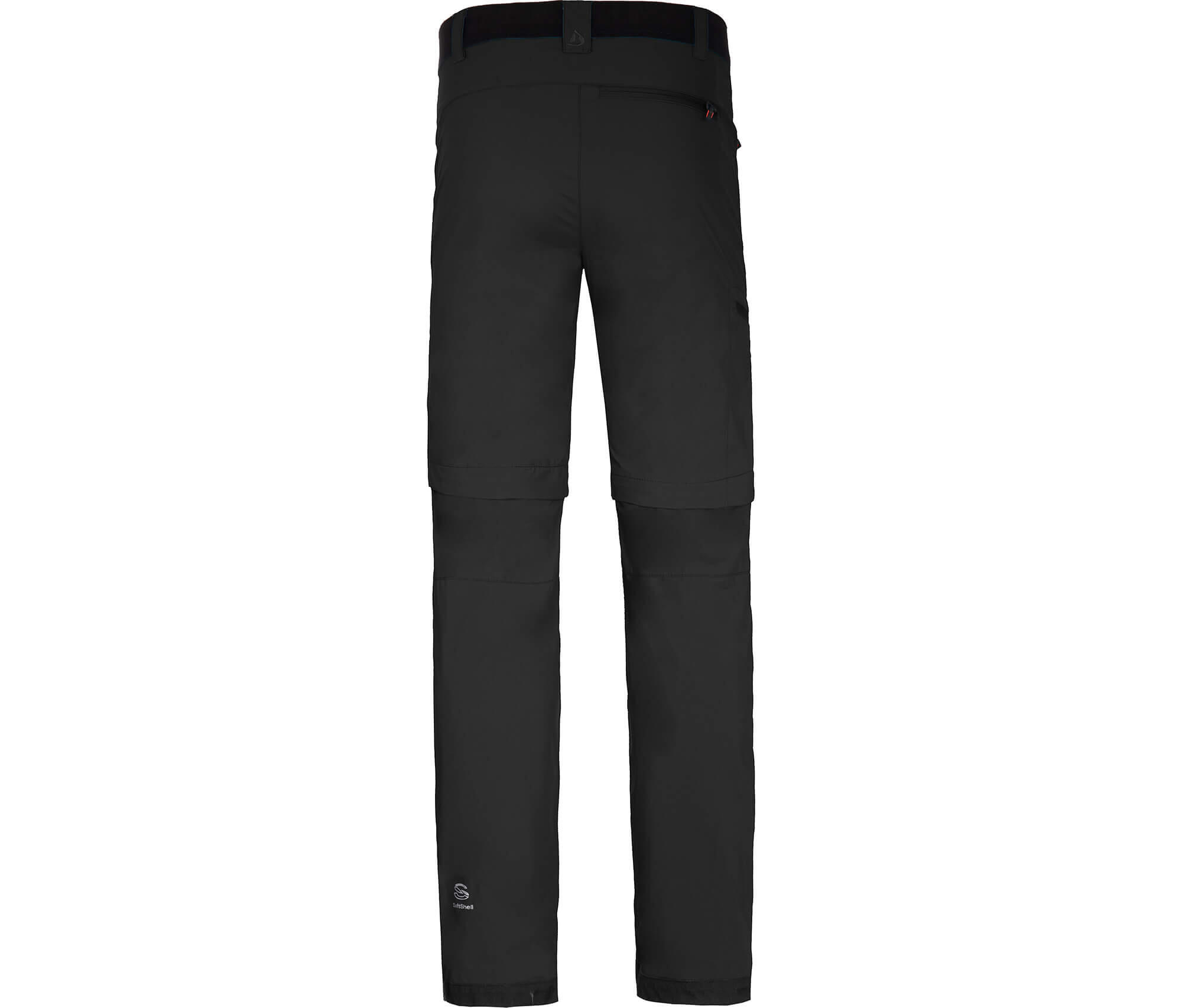 Softshellhose winddicht, strapazierfähig Schwarz 3/3