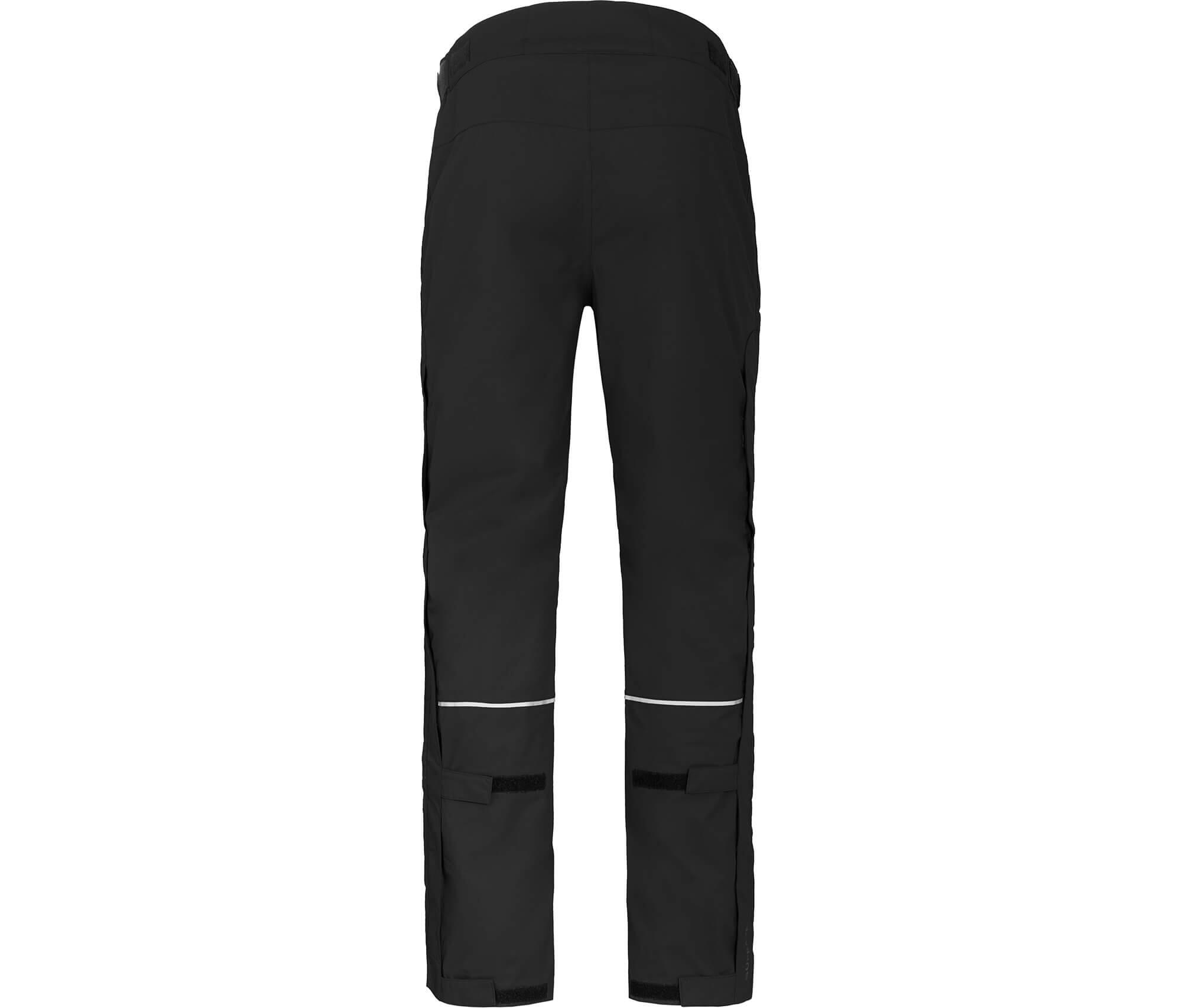 Regenhose Netzfutter, 12000 mm Wassersäule Schwarz 2/4