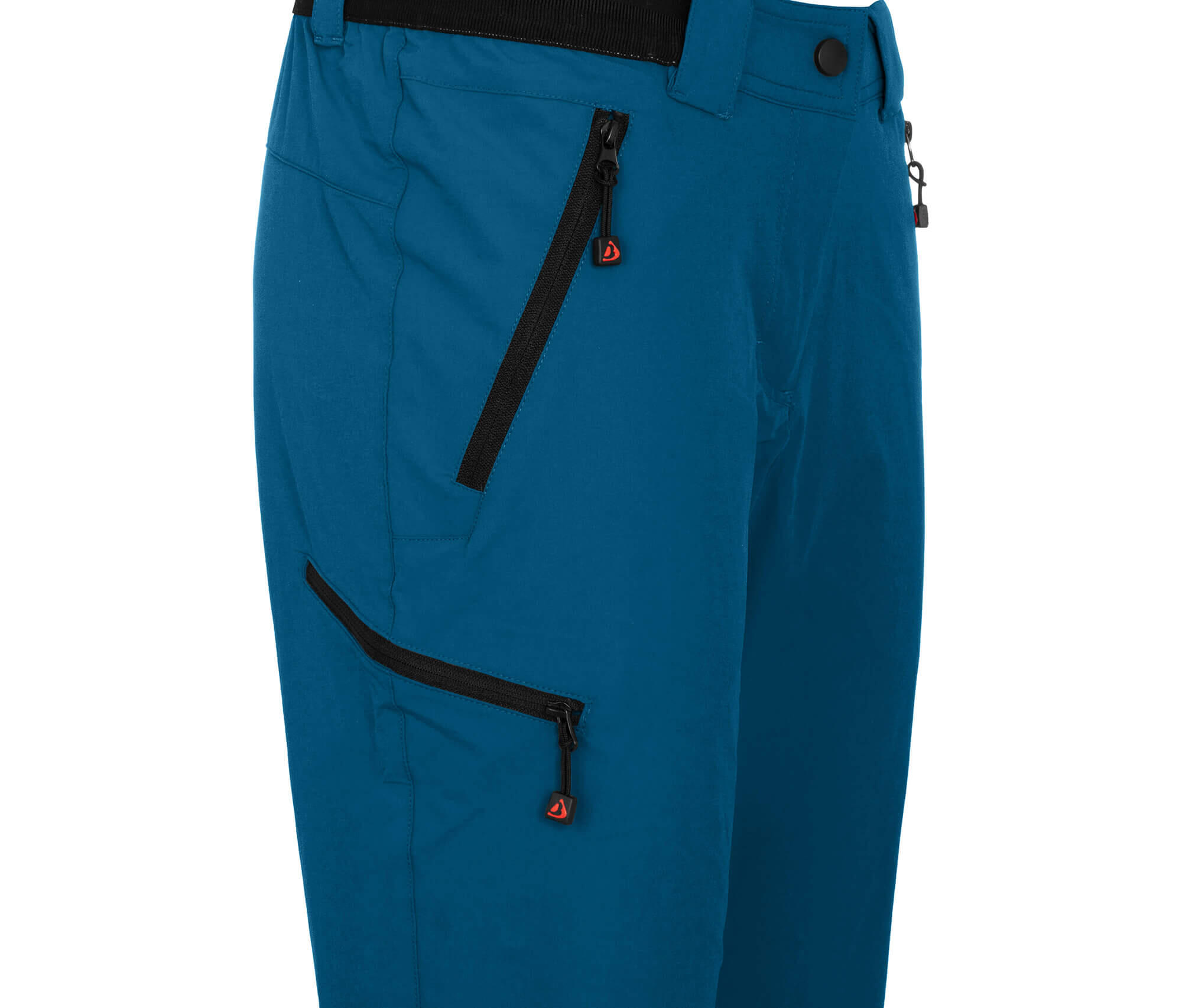 Damen Wanderhose leicht, strapazierfähig Blau 4/5