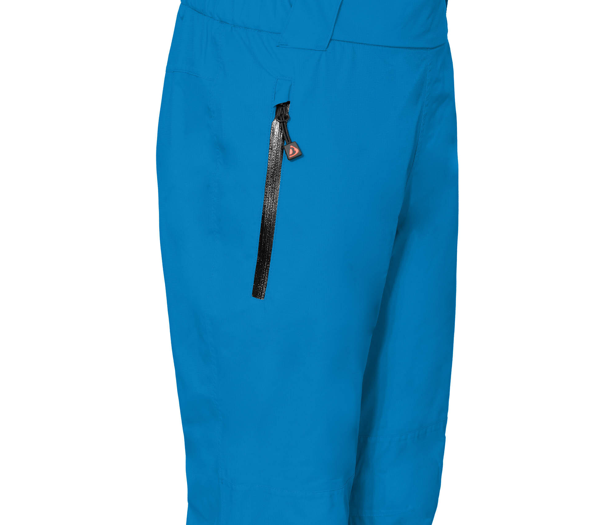 (Über-) Regenhose elastischer Bund, 12000 mm Wassersäule, Netzfutter Blau 3/4