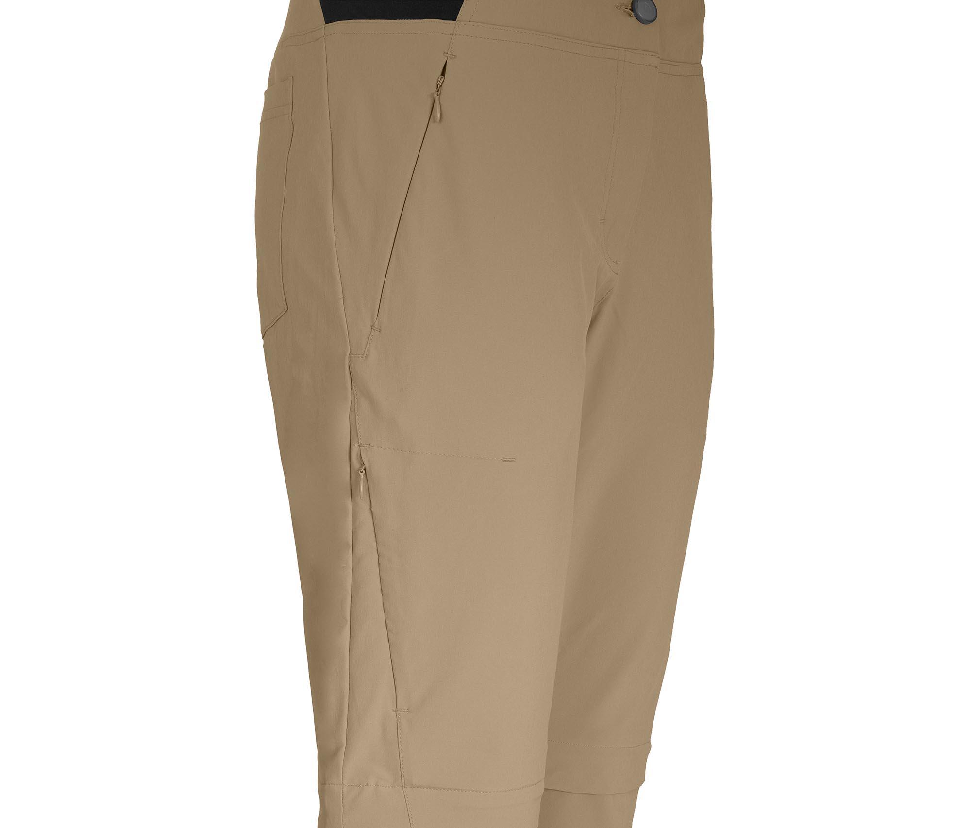 Damen Wanderhose recycelt, elastisch, sportlich Beige 5/7