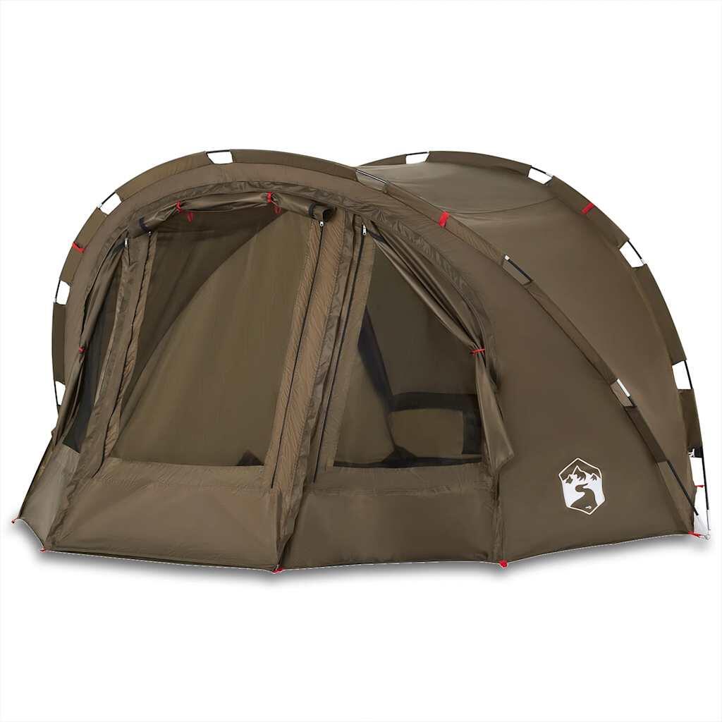 VidaXL Tienda Impermeable de 4 Personas en Verde Oliva 2/7