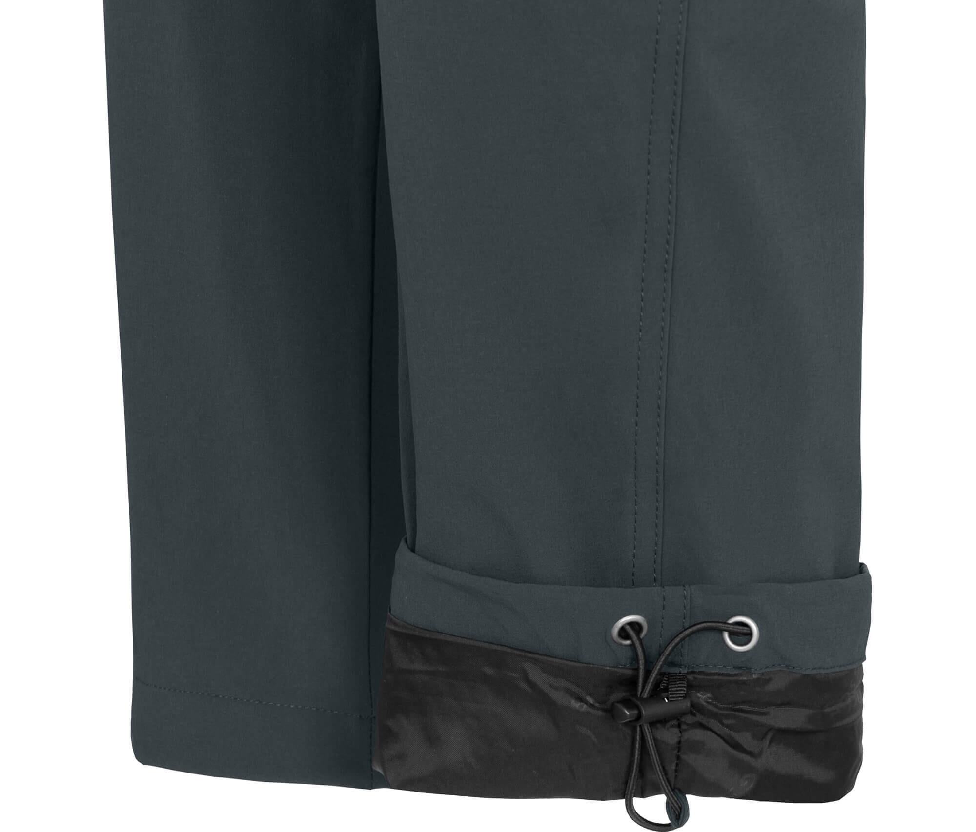 Winter-Wanderhose warm gefüttert, elastisch grau 4/6
