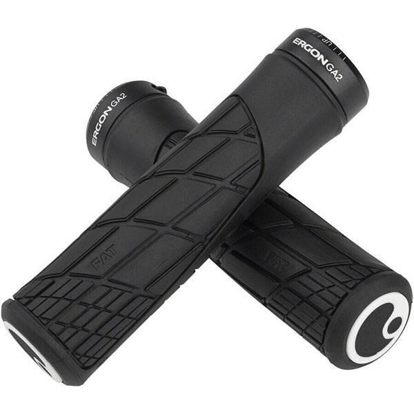 Poignées Ergon GA2 Fat Noir – VTT, Dirt, EBike – Lock-on à Vis