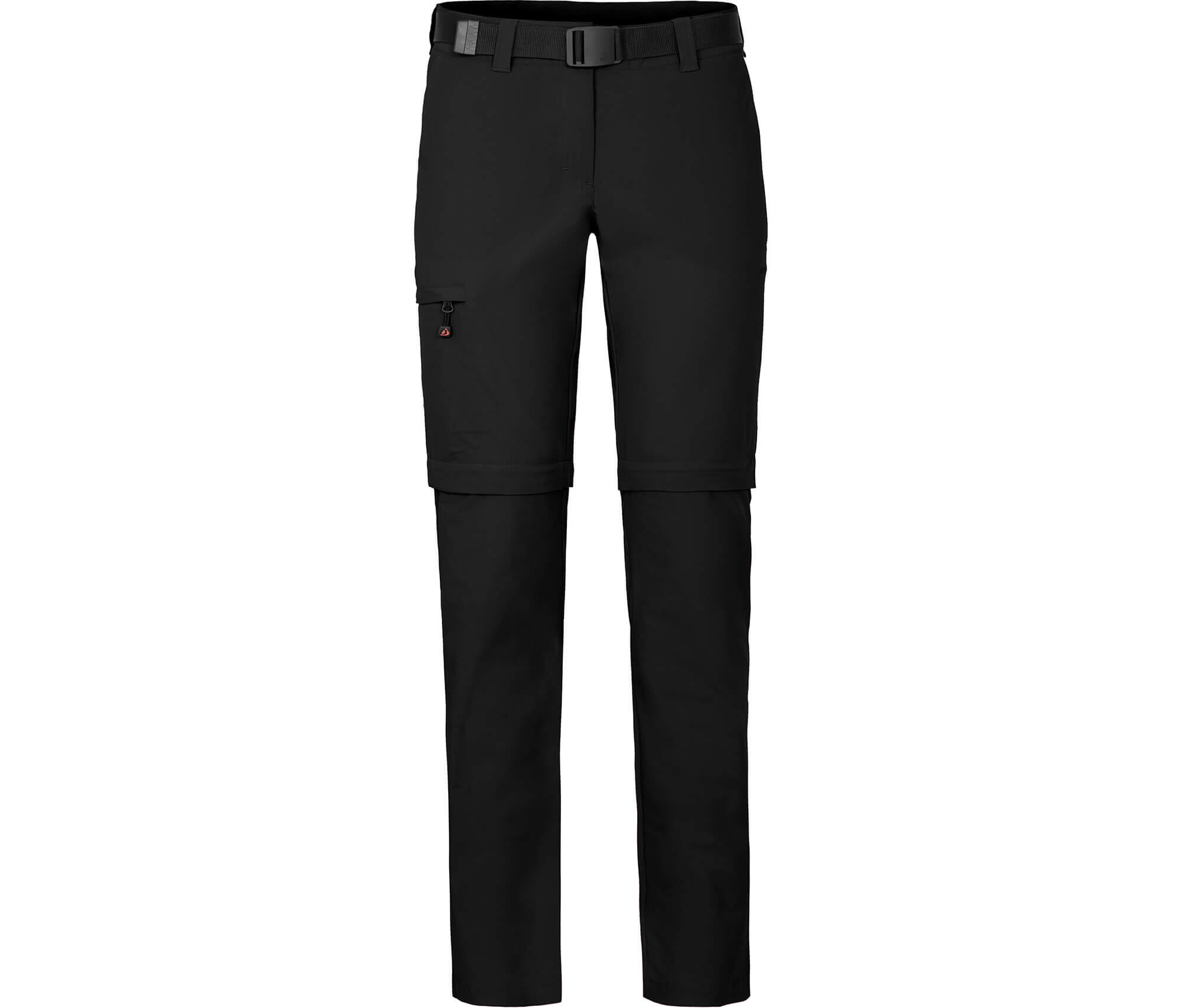 BERGSON Wanderhose vielseitig, pflegeleicht Schwarz