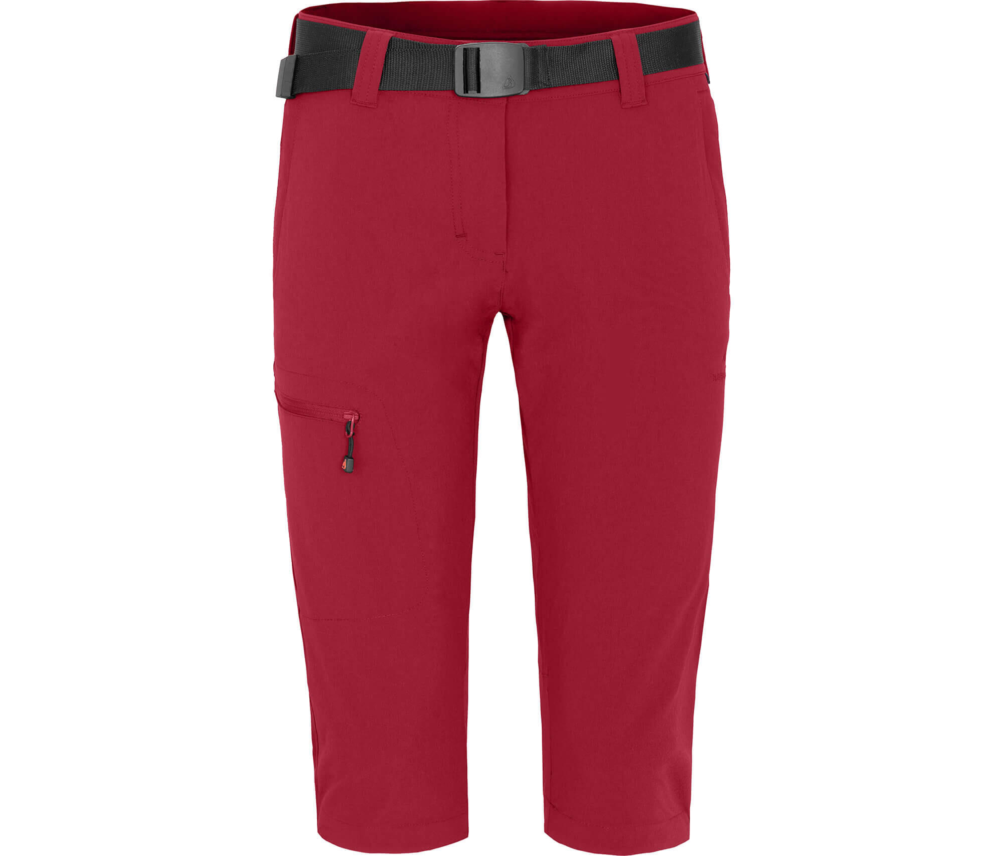 BERGSON 3/4 Wanderhose vielseitig, pflegeleicht Rot