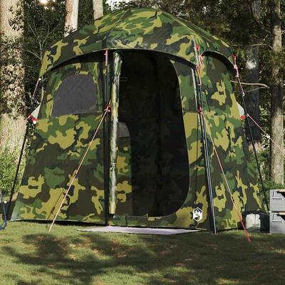 VidaXL tenda doccia 2 persone impermeabile mimetico