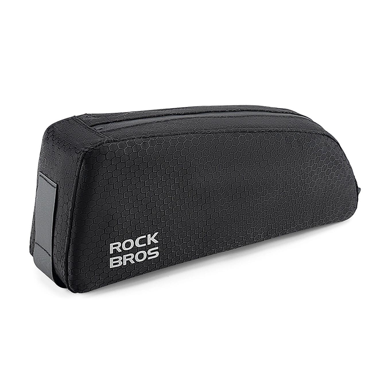 Mala de quadro para tubo superior rockbros 0.9l - preto
